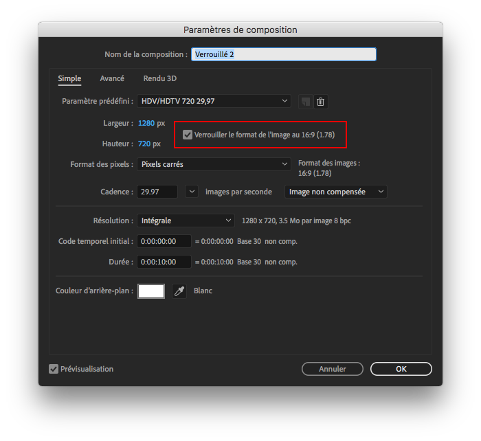 Solved: Locking aspect ratio in composition settings... - Adobe